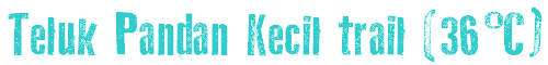 Teluk Pandan Kecil trail