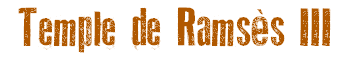 Temple de Ramses III
