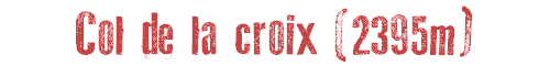 Col de la croix