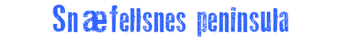 Snfellsnes peninsula