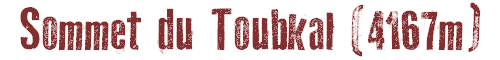 Sommet du Toubkal