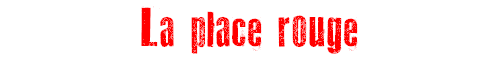 La place rouge