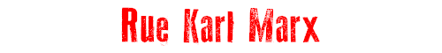 Rue Karl Marx